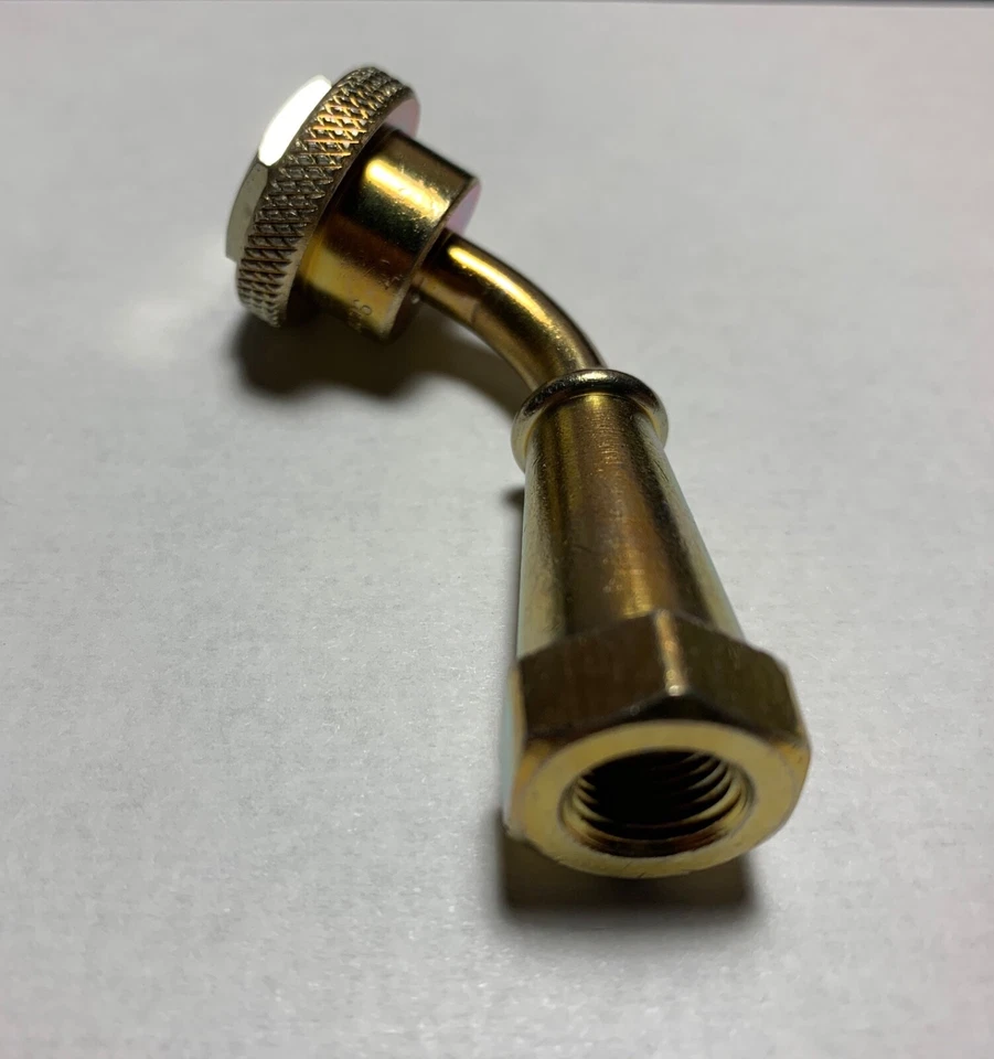 Gooseneck Hose Coupling 1/8" NPT  High Pressure SK-2043C 5000 PSI USA Made. Foto 3 de 4