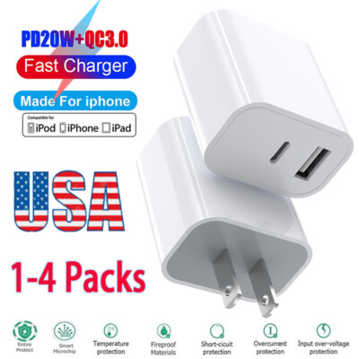Fast Charger Block Iphone 11 Charger Brick For IPhone 15 Pro Max