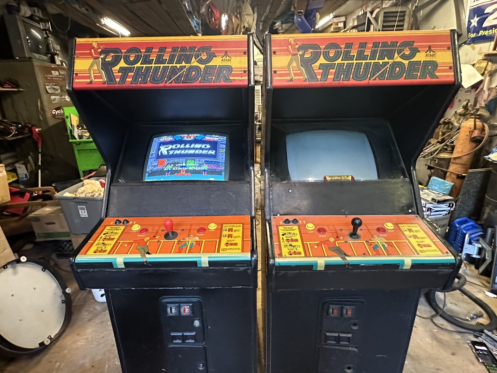 Rolling Thunder Arcade Game eBay