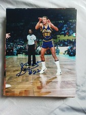 SUNNY PARKER GOLDEN STATE WARRIORS SIGNED AUTOGRAPHED 8x10 PHOTO COA BASKETBALL