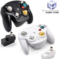 2.4G Wireless Game Controller W/ Adapter For Nintendo Gamecube Retro Classic NGC