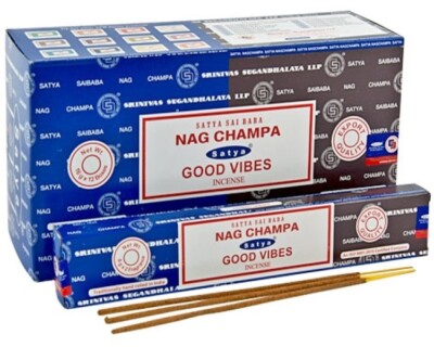 Satya Combo Series - 16 Gram Pack - Nag Champa + Good Vibes