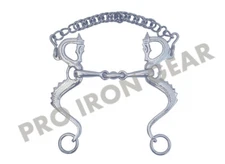 DRAGON Horse Bit Snaffle Bit With Oval Link Stainless Steel