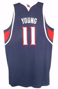 trae young blue jersey