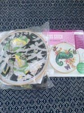 SEMCO Green Tree Long Stitch Printed TAPESTRY Kit ART 3300-3241 Started plus NEW