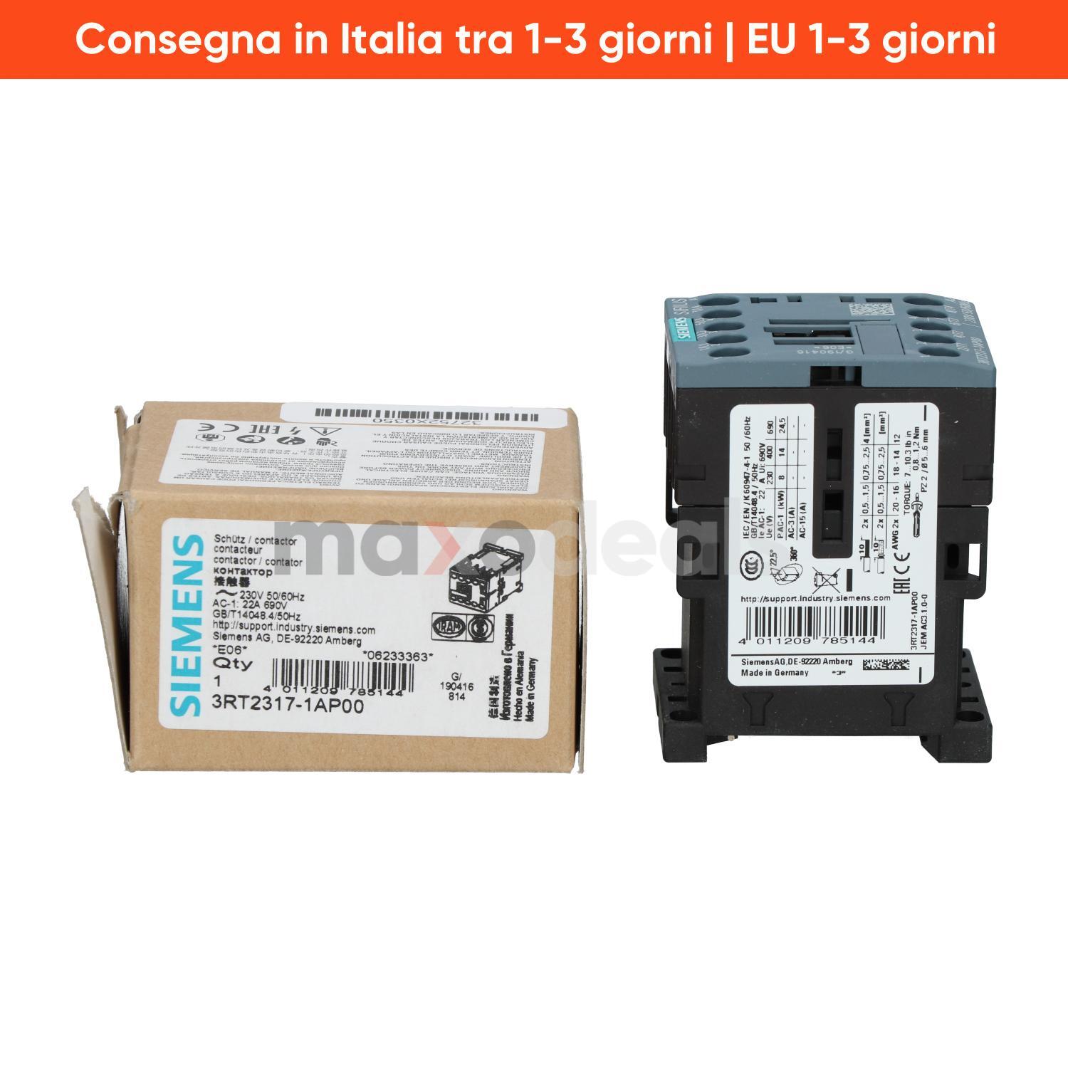 Siemens 3RT2317-1AP00 Power Contactor New NFP