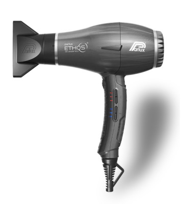 Parlux Ethos Air Ionizer Tech Professional Hair Dryer | Titanium