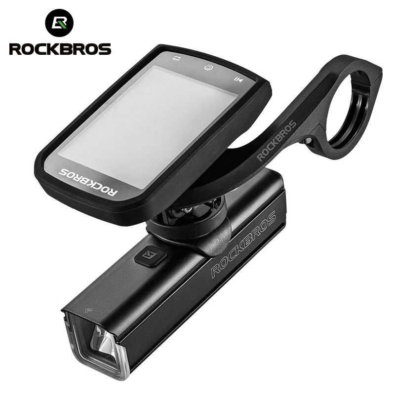 ROCKBROS Cycling Bicycle Computer GPS Ant+ Speedometer Bike Headlight Waterproof