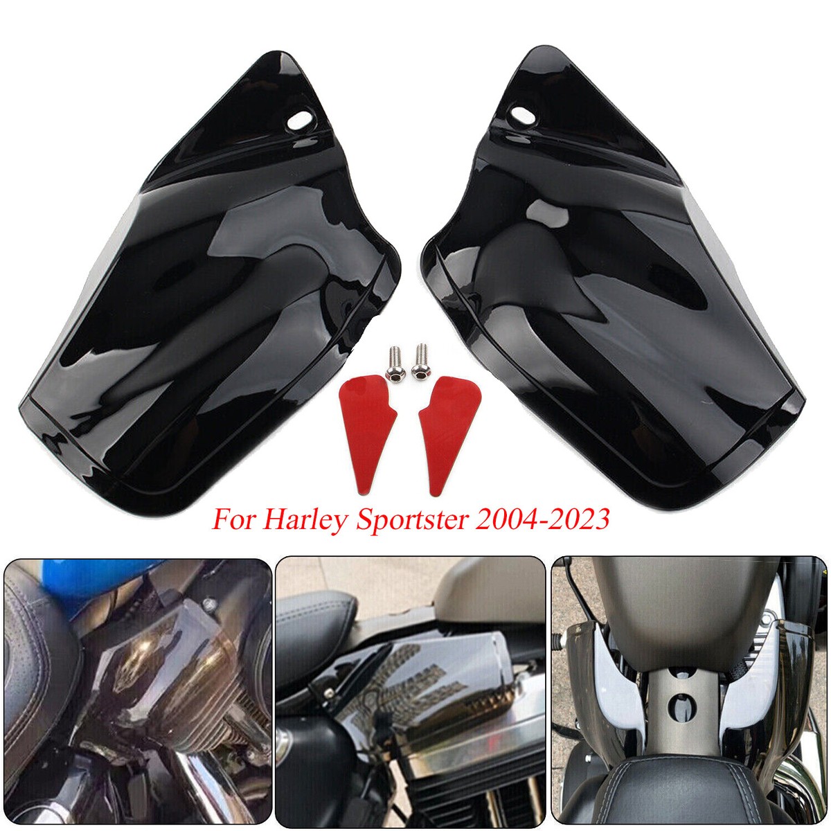 For Harley Sportster XL 883 Iron 1200 Saddle Shield Air Heat