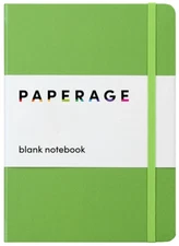 PAPERAGE Blank Journal Notebook Lime Green Acid Free 160 Pages 5.7in X 8in