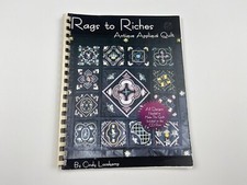 rags to riches antique applique quilt embroid...
