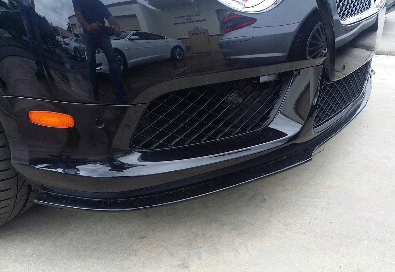 Front Bumper Lip Spoiler OE Style For Bentley  2012-2015