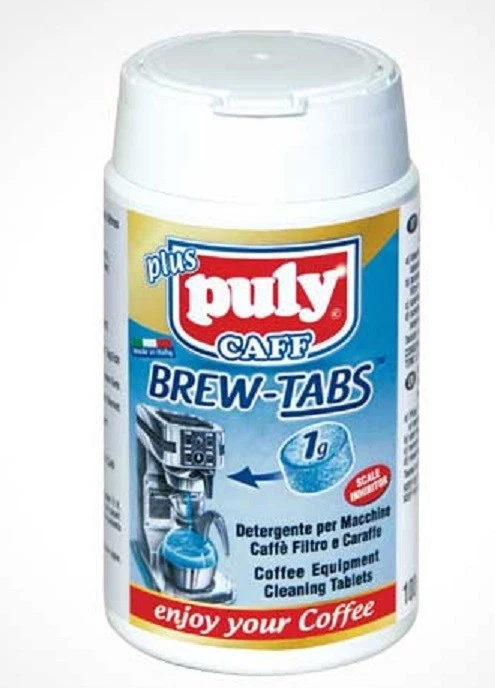 DETERGENT PULY CAFF BREW,package 100 tabs of 1 gr