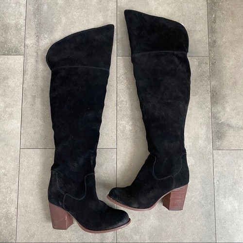 splendid black suede boots