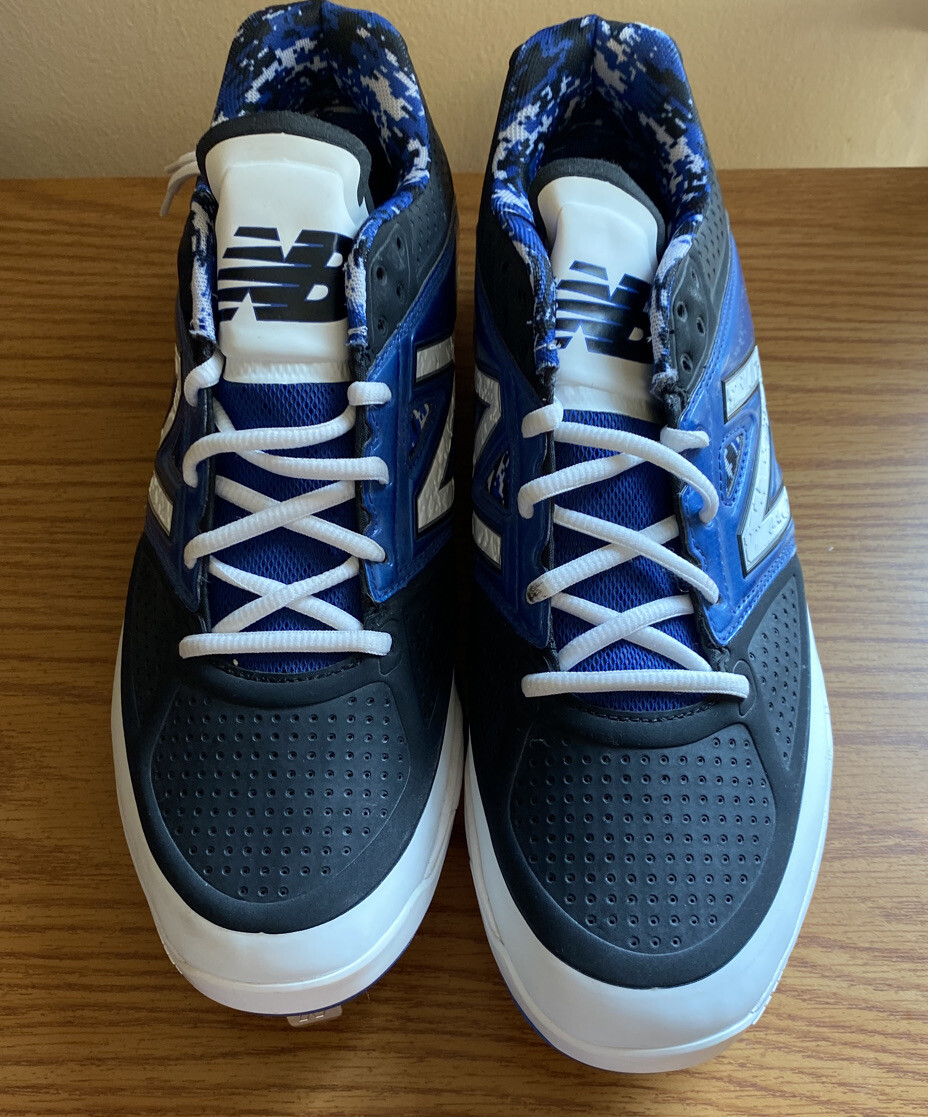 New Balance Mens Revlite Royal/Black Digi Camo Baseball Softball Spikes Sz13