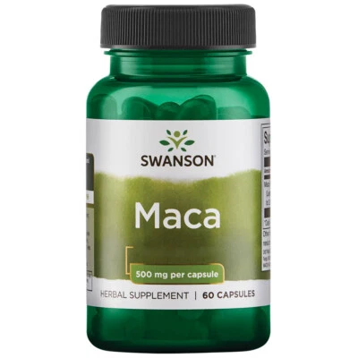 Swanson, Passion Maca, 500mg, 60 Kapseln - Blitzversand