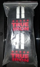 True Iron Brand Powerlifting Heavy Duty Wrist Wraps (Pair) - 36" Long, NEW!!!