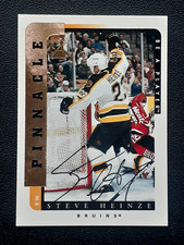 STEVE HEINZE AUTO 1996-97 BE A PLAYER AUTOGRAPHS 96-97 NO 154          51817