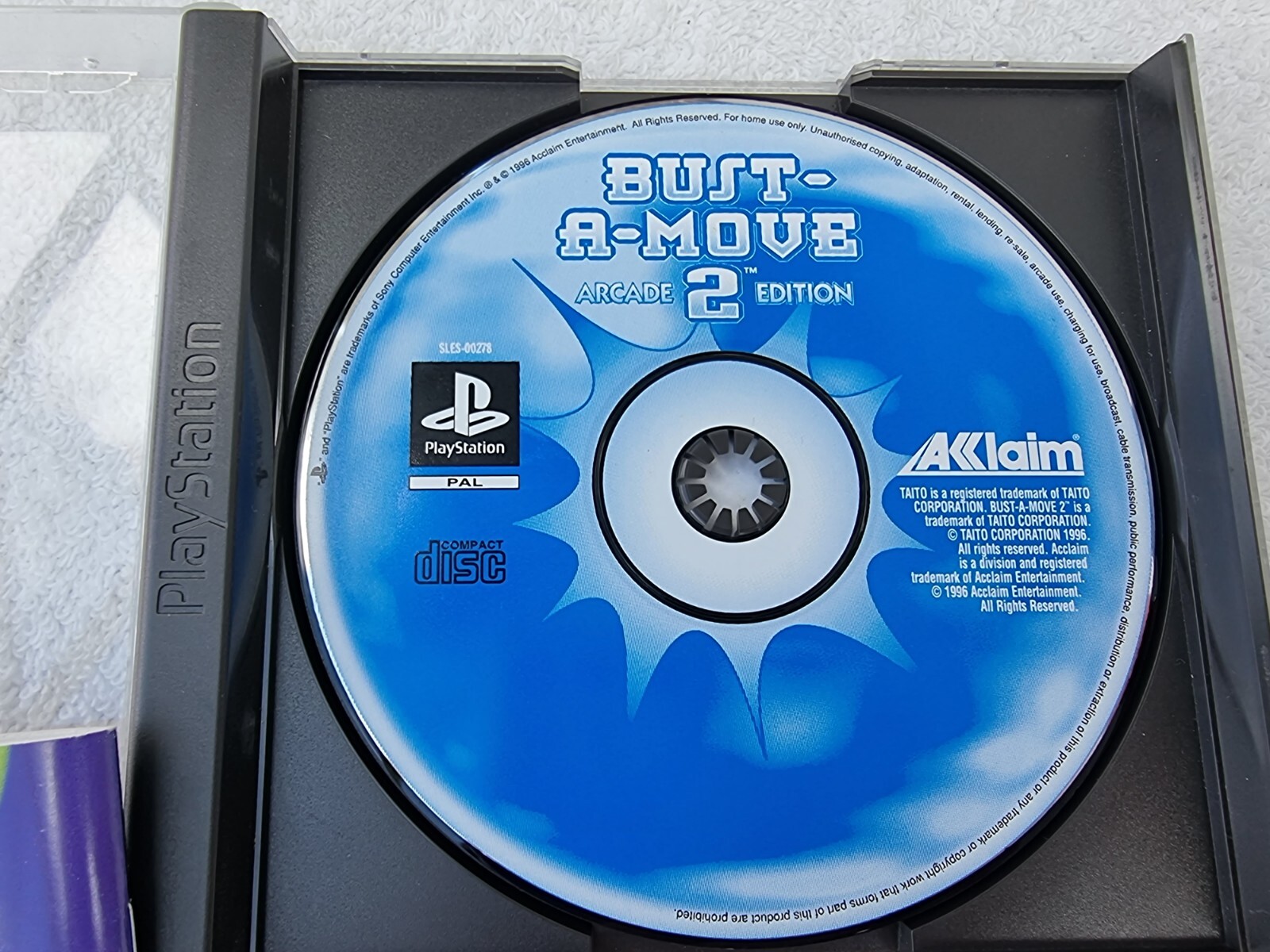 Jeu PS1 Bust-A-Move - Édition Platinum PAL, Testé Et Fonctionnel