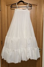 Wedding Dress Petticoat Slip Merry Mode  s Model Bridal Small White 2 Layers Mesh