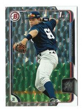 Nelson Gomez 2015 Bowman Prospects Silver Ice #BP116 Yankees Rookie Parallel RC