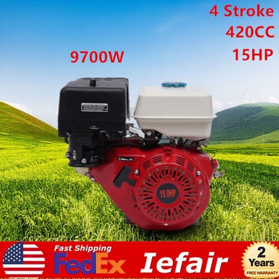 4 Stroke Engine 420cc 15hp Petrol Motor Engine 9700w 1.1l