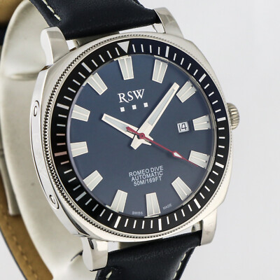 RSW - Romeo automatic - RSWA117-SL-9 Herrenuhr Komplettset Neu