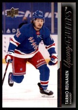 2021-22 Upper Deck Young Guns Tarmo Reunanen RC New York Rangers #207