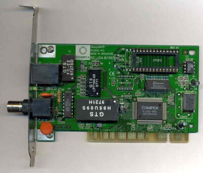 Compex ReadyLINK RL2000-PCI REV-A1 PCI Ethernet Karte 10Mbps