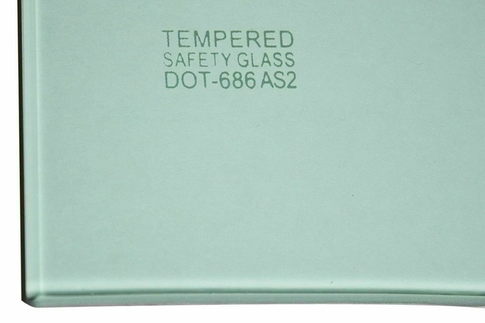 Vidrio de ventilación lateral derecho o derecho tinte verde AMD se adapta a camioneta C10 panel C10 560-4064-T Foto 3 de 3