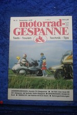 Motorrad Gespanne Nr. 5 4/89 Honda CX Gespanne MZ 251 Zündapp KS750 LeMans K1