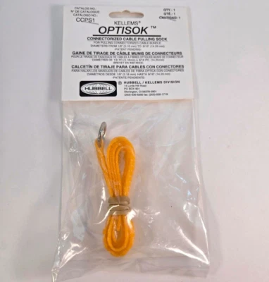 HUBBELL WIRING DEVICE-KELLEMS Hubbell Wiring Device OPTISOK KELLEMS CCPS1 Fiber Optic Cable Pulling Grip Ring