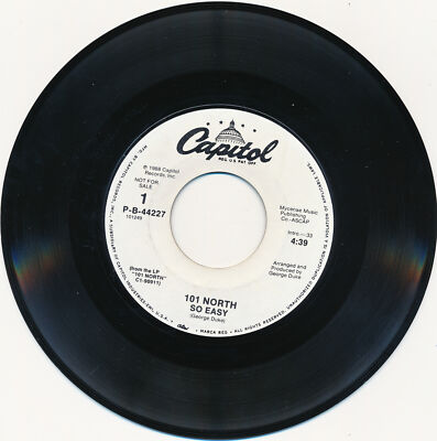 101 NORTH - SO EASY - 45 RECORD - PROMO - DJ RADIO STATION - CAPITOL 44227 - NM
