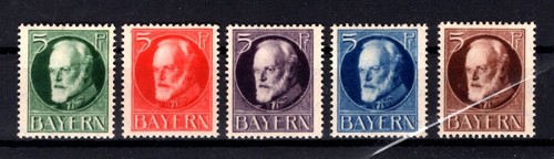 Bavaria Test Print / Tests 95Pr Different Colors On Rubber.wz-papier (AA5534