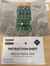 BSS Soundweb London Mic/Line Option Card 9088C