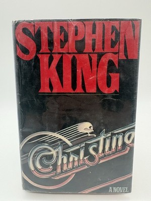 Christine Hardcover First Book Club Edition Stephen King Viking 1983 Ex-Library