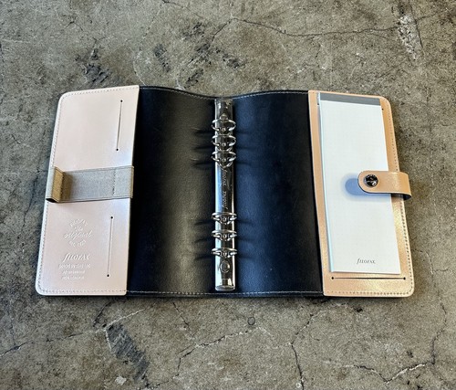 Filofax The Original Leather Nude Personal Agenda/Planner