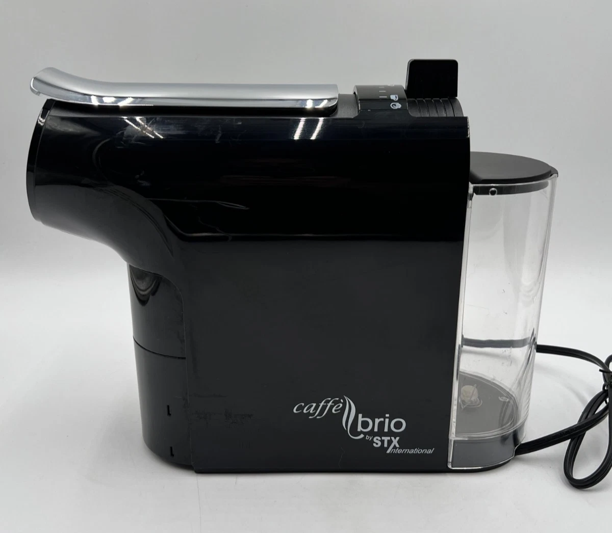 Caffé Brio STX-6000-CB Espresso Coffee Maker Machine Black 1200W Compact