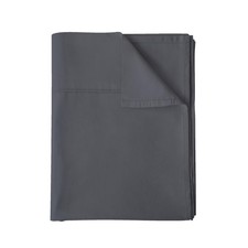 Flat Sheet Twin XL 1 Pc 100% Egyptian Cotton 800 TC Luxury Soft Dark Gray
