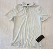 Lululemon Mens ShowZero SlimFit Polo Shirt Sz M Pale Green PSTE