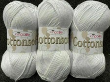 King Cole Cottonsoft 100% Cotton DK Wool Yarn 100g Per Ball Various Colours