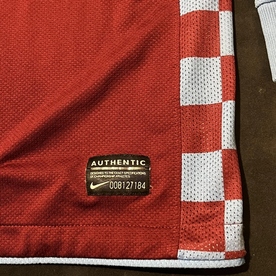 Aston Villa Shirt Mens Large Claret Blue Soccer Nike Dri Fit Long Sleeve Vintage - Image 4 of 4