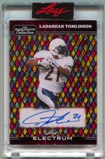 2025  Leaf Electrum LaDainian Tomlinson Autograph Harlequin Auto #1/1 Encased