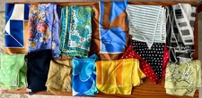 Lot of 13 Vintage VERA Neumann Scarves VeraSheer, Silk, Acetate
