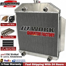 Aluminum Radiator For Ford Cars Flathead Configuration 1949-1953 1950 1952 V8 Mt Aluminum Radiator For Ford Cars Flathead Configuration 1949-1953 1950 1952 V8 Mt
