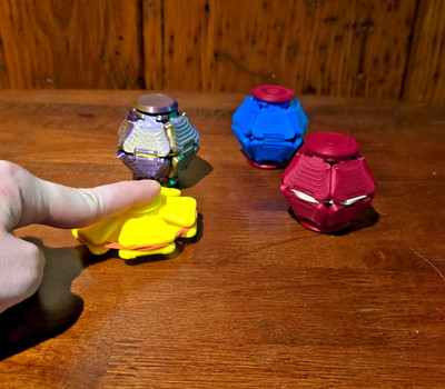 Fidget Toy Spinner: Squeeze and Spins Buy 1 get  2. ( All Colors )Great for ADHD