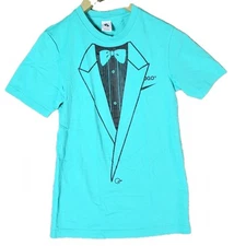 Nike x NRG A6 LOGO T-shirt Mens XS Blue Retro Graphic Eagle Air Force 1 Tee