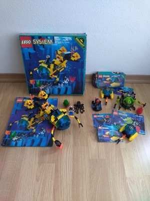 Lego Aquazone Bundle: 6115 / 6125 / 6140 / 6175 mit OBA und OVP