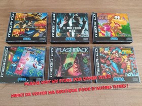Sega Mega-CD Repros | Jeux au choix | Boitier et disque Mega CD PAL Hook Jaguar