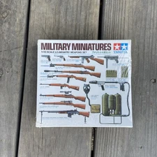 Tamiya Military Miniatures US Infantry Weapons Set 1/35 Scale Model - New in Box
